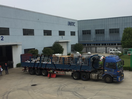 新蓝智能承接国内知名企业锂电池负极材料的气力输送成套系统发货