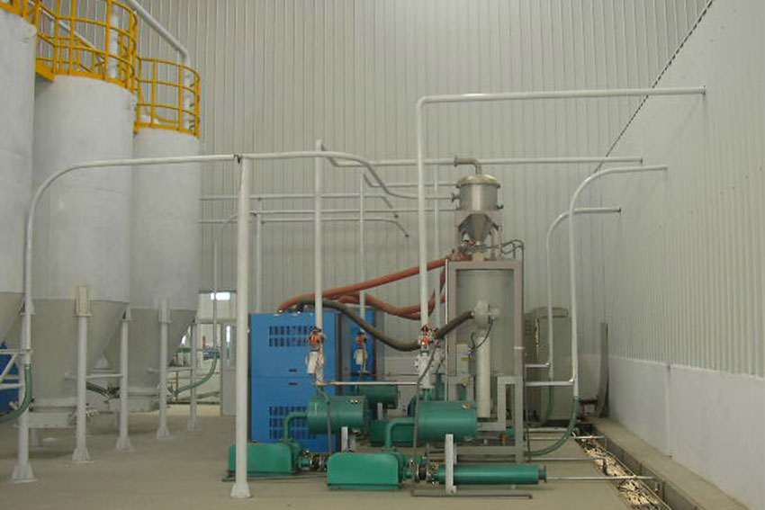 气力输送负压稀相